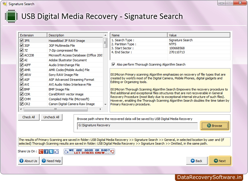 USB Digital Media Recovery
