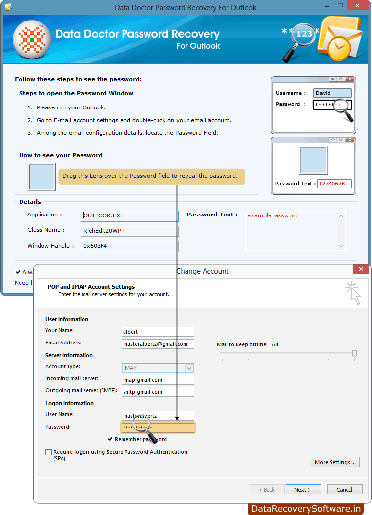 View Lost Password